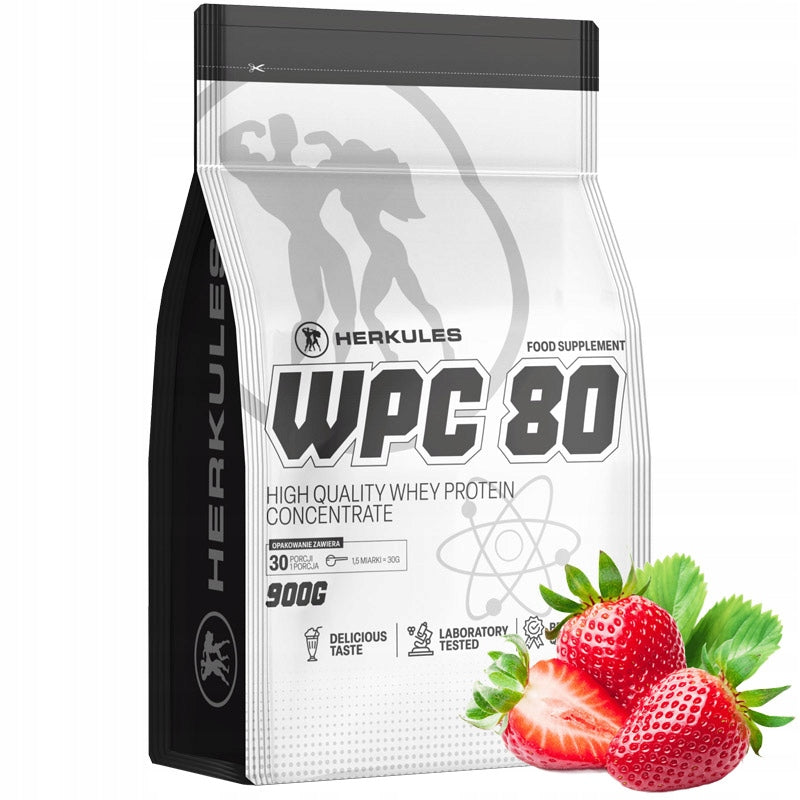 HERKULES WPC 80 900g WHEY PROTEIN PROTEINS REGENERATION AMINO ACIDS BCAA Packaging status original