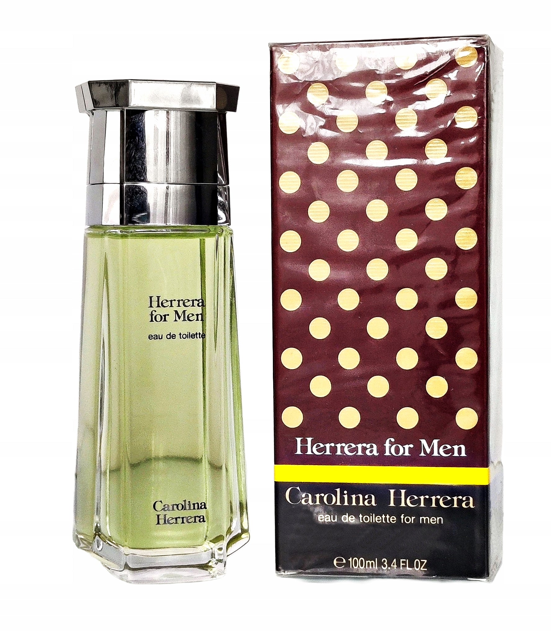 HERRERA FOR MEN 100 ML EAU DE TOILETTE SPLASH EARLY RELEASE 1994 UNIQUE