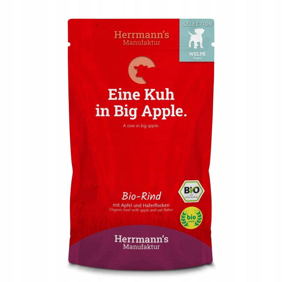 HERRMANN'S Selection Puppy Bio Rind - bio beef for puppies (150g)