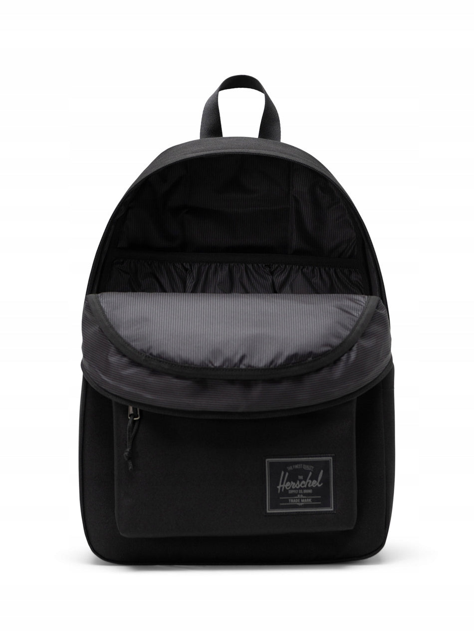 HERSCHEL Classic 26L Black School Backpack for Recycled Laptop Brand Herschel