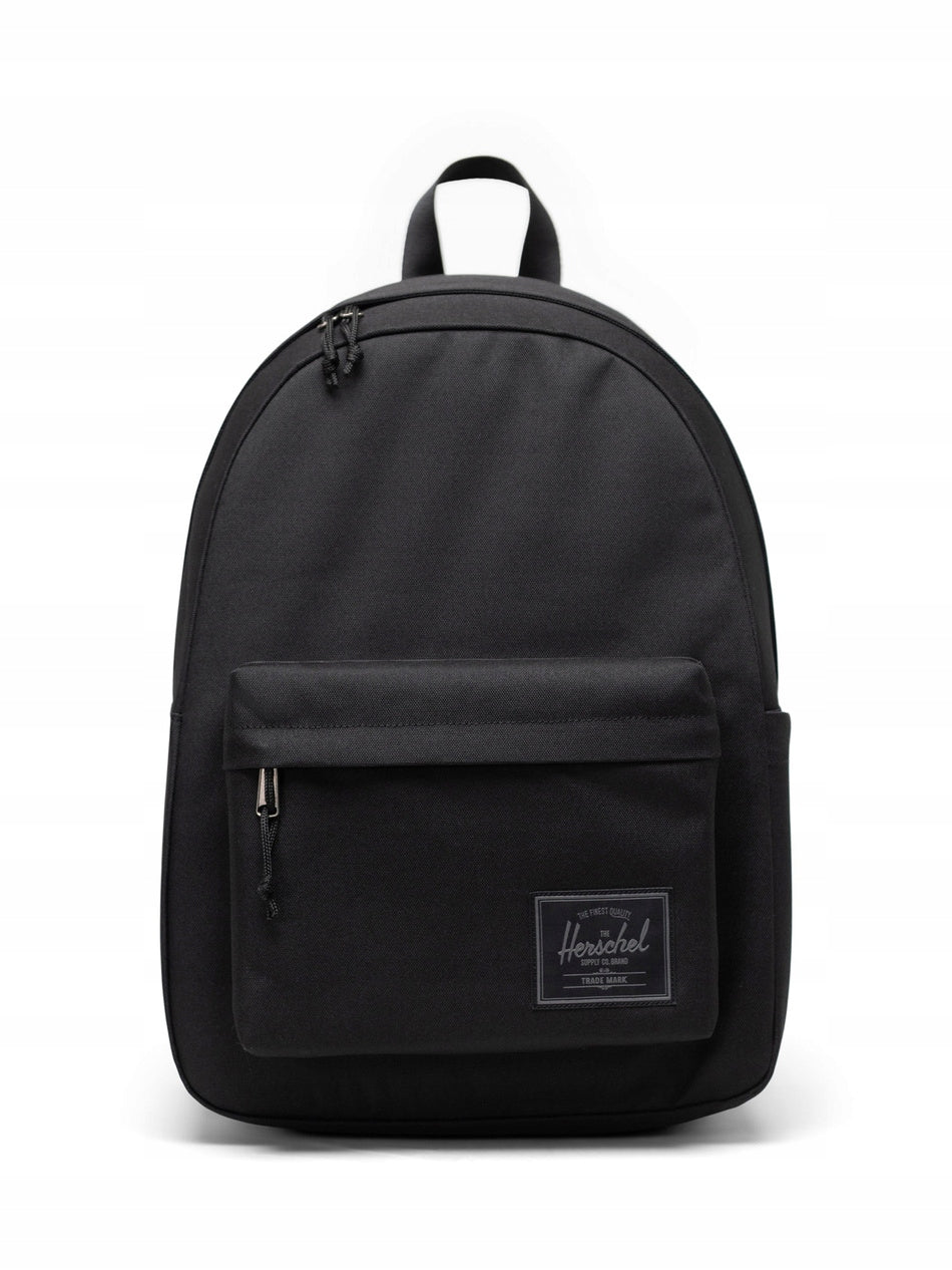 HERSCHEL Classic 26L Black School Backpack for Recycled Laptop