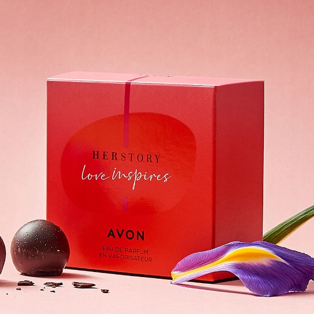 HERSTORY Love Inspires EDP 50 ML - AVON Packaging status original
