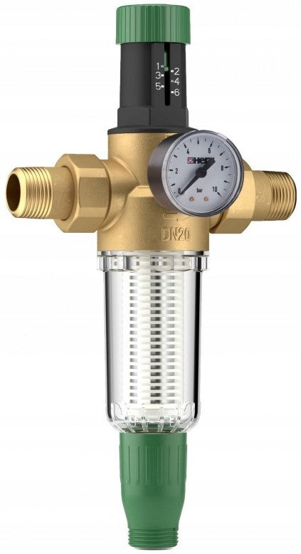 HERZ COLD WATER FILTER WITH PRESSURE REDUCER DN 25