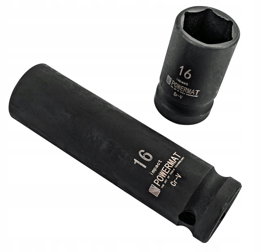 HEX 1/2 CR-V IMPACT SOCKETS 20pcs 38mm 78mm FOR KEY IMPACT SUITCASE SET EAN (GTIN) 5900748400627