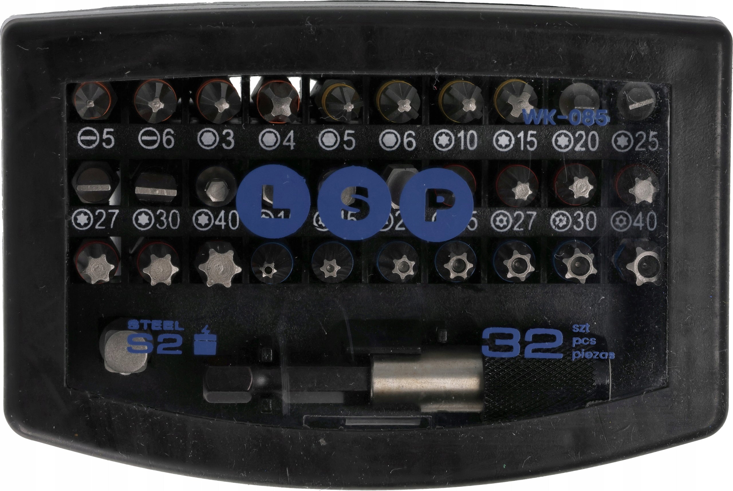 HEX IMPACT BIT SET FOR SCREWDRIVER S2 PH PZ TX FLAT 32PCS Packaging status original