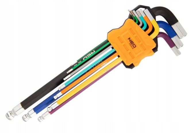 HEX KEYS 1.5-10 MM SET OF 9 PCS 09-512 NEO TOOLS Manufacturer code 09-512