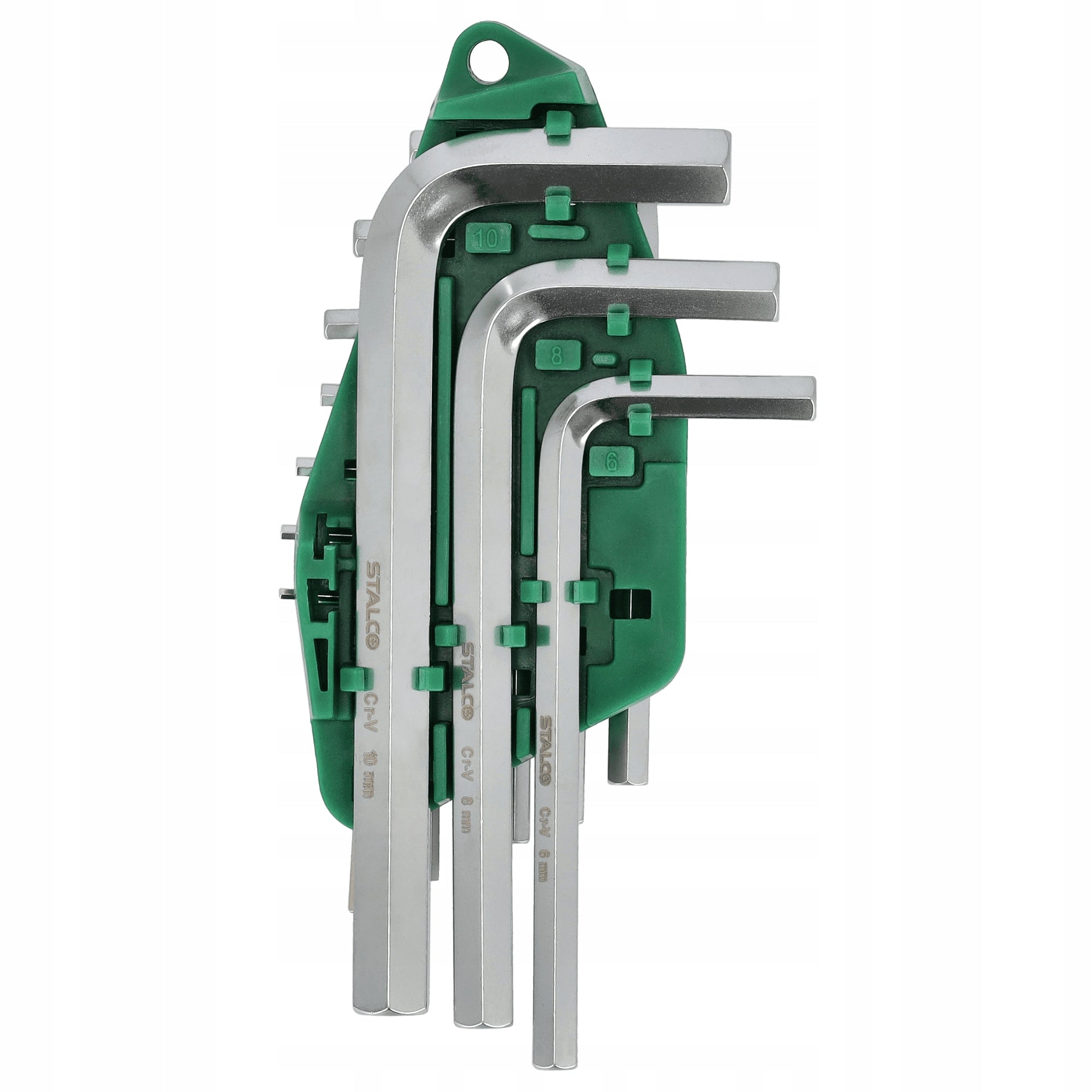 HEX KEYS ALLEN 1.5-10 MM DOUBLE-SIDED SET OF 10 ELEMENTS STALCO Brand Stalco