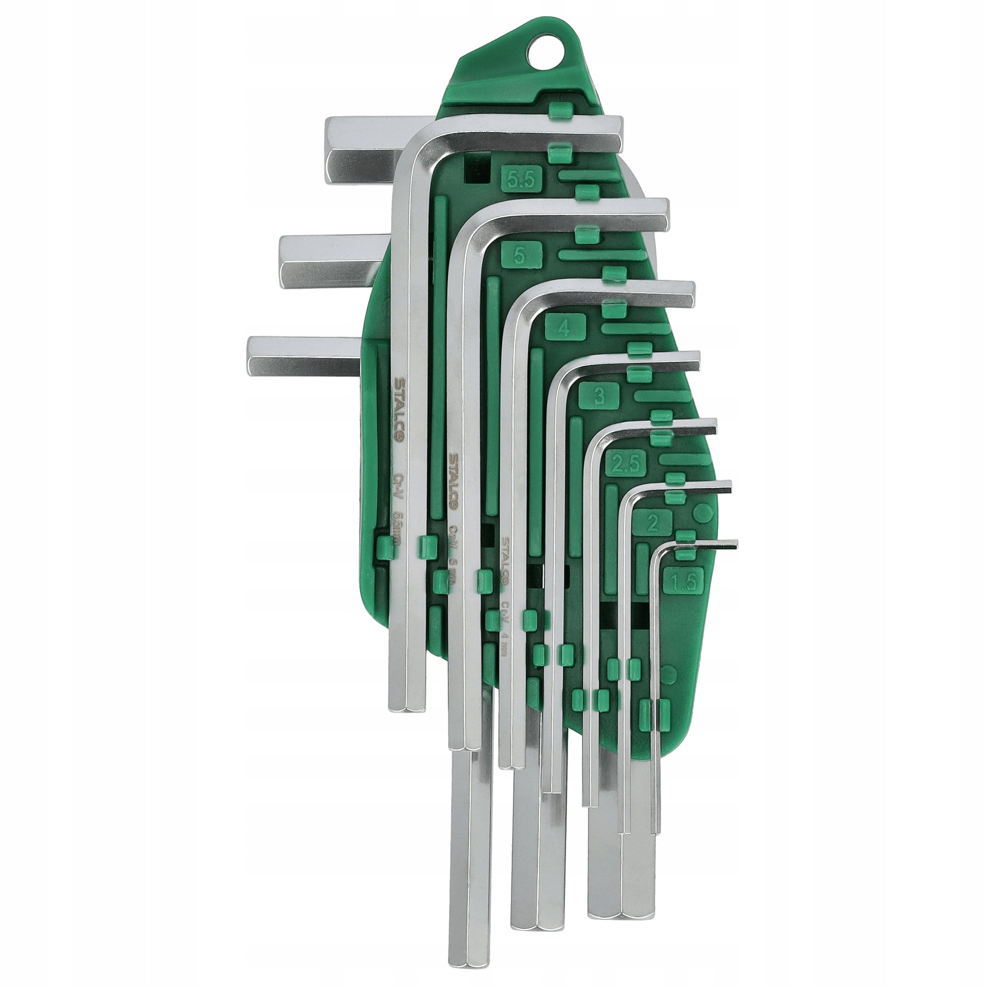 HEX KEYS ALLEN 1.5-10 MM DOUBLE-SIDED SET OF 10 ELEMENTS STALCO Packaging status original