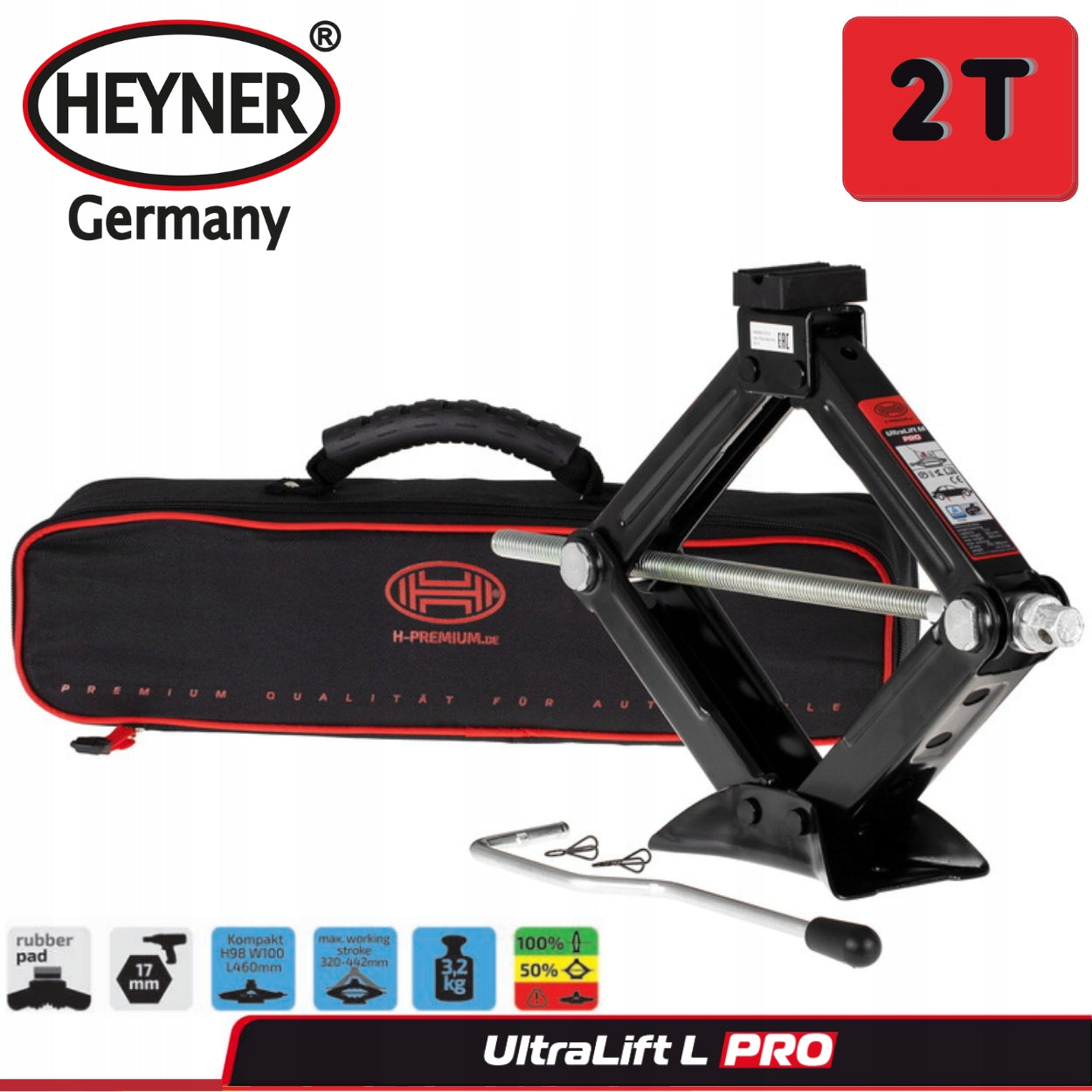 HEYNER Lift 2,0t Ultra Lift L PRO TRAPEZOIDAL Manufacturer code ALCA347200