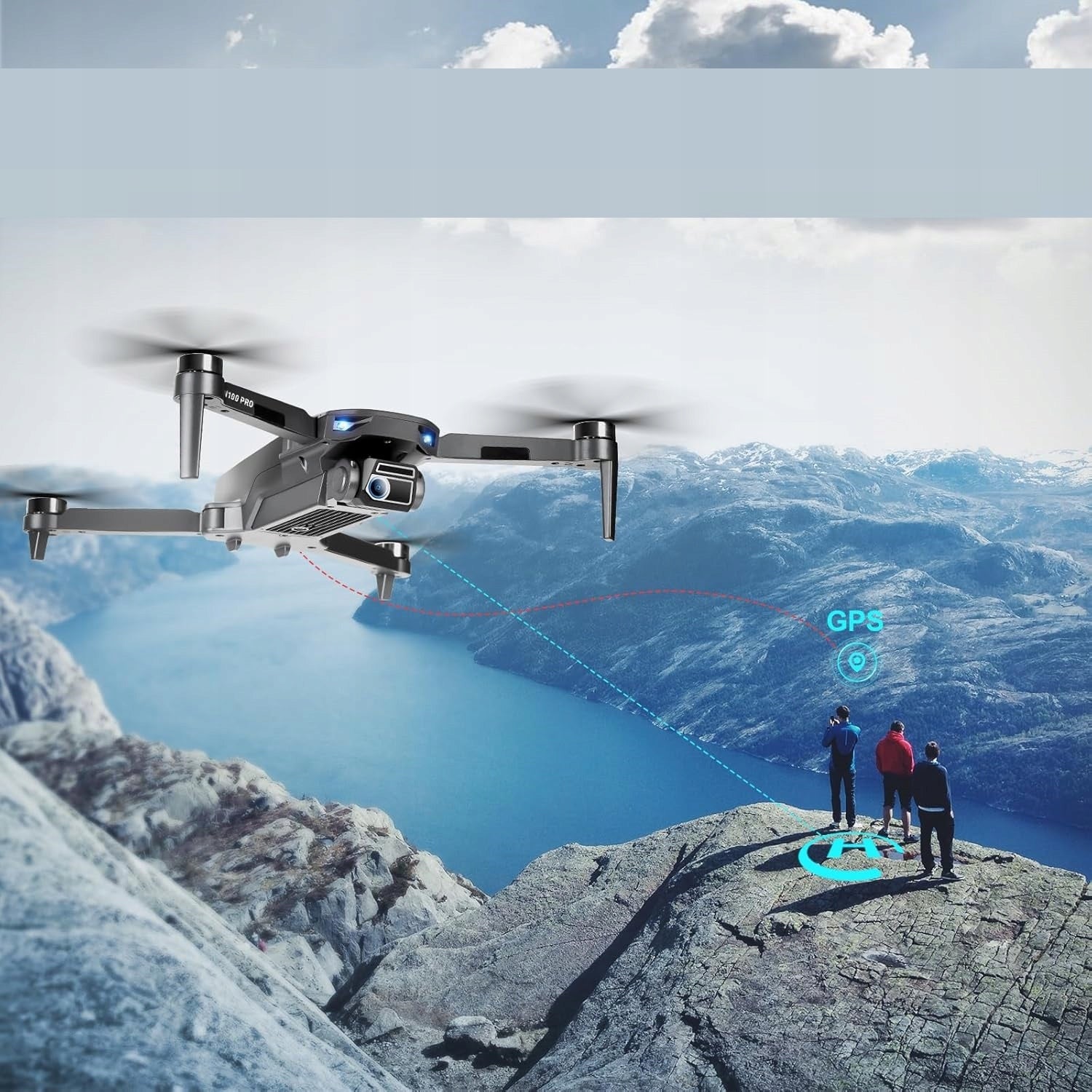 HHD DRONE WITH GPS CAMERA WITH BRUSHLESS MOTOR, MULTIPLE FLIGHT MODES SET Brand no brand