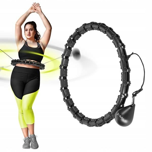Schlankheits-Hula-Hoop-Reifen, schwarz 