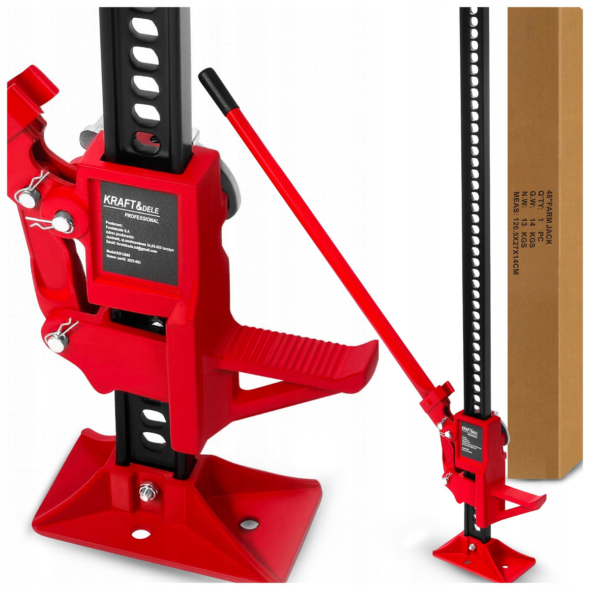 HI-LIFT FARM LIFT 120cm RAILWAY LEVER 3t FARM  ROAD