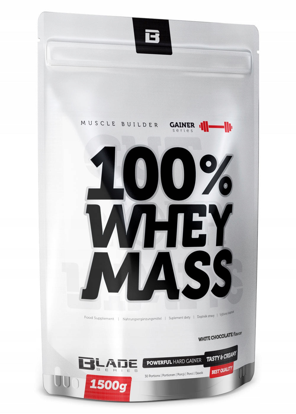 HI TEC BLADE 100% Whey Mass 1500g GAINER MASS