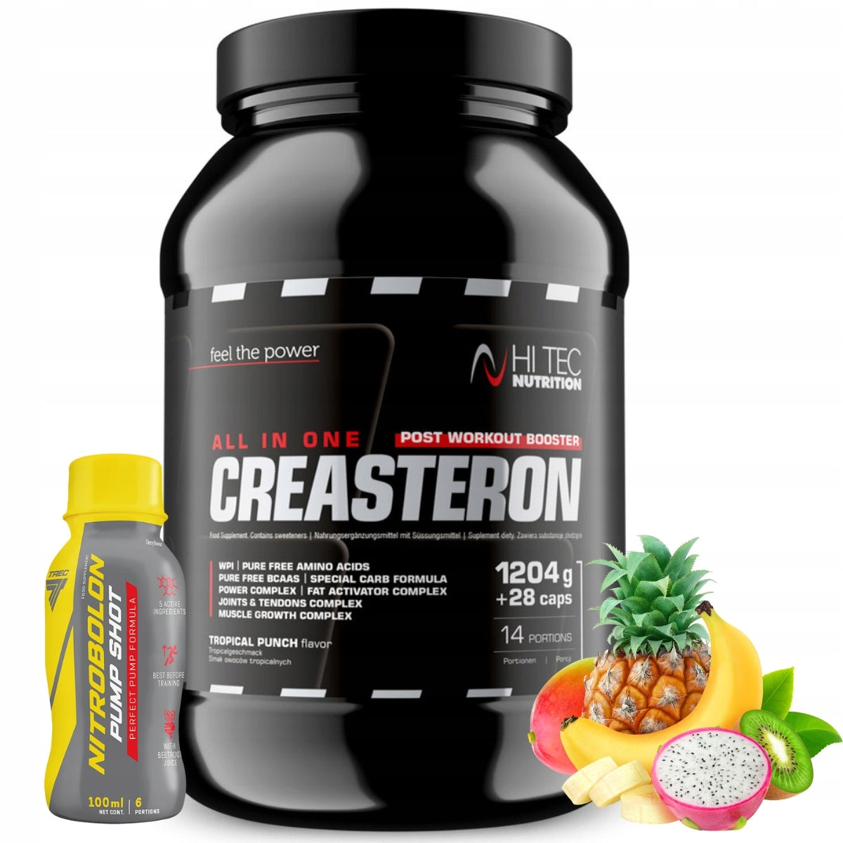 HI TEC CREASTERON 1204g + 28k CREATINE AMINO ACIDS | TROPICAL