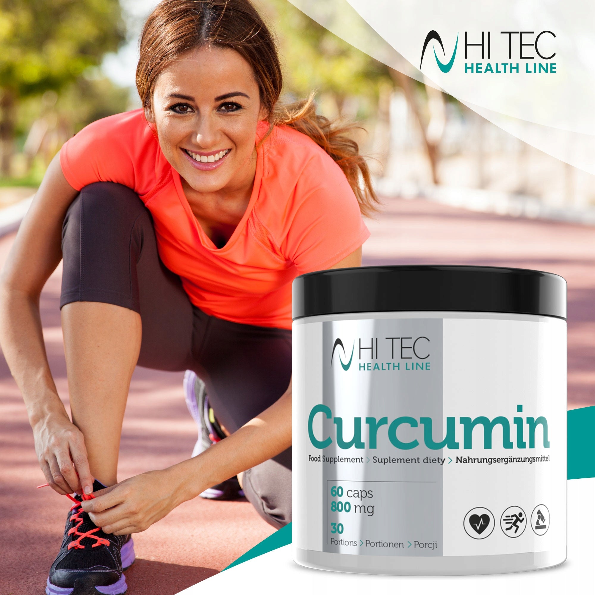 HI TEC Curcumin - 60 kaps CURCUMIN LIVER DETOX Brand HiTec Nutrition