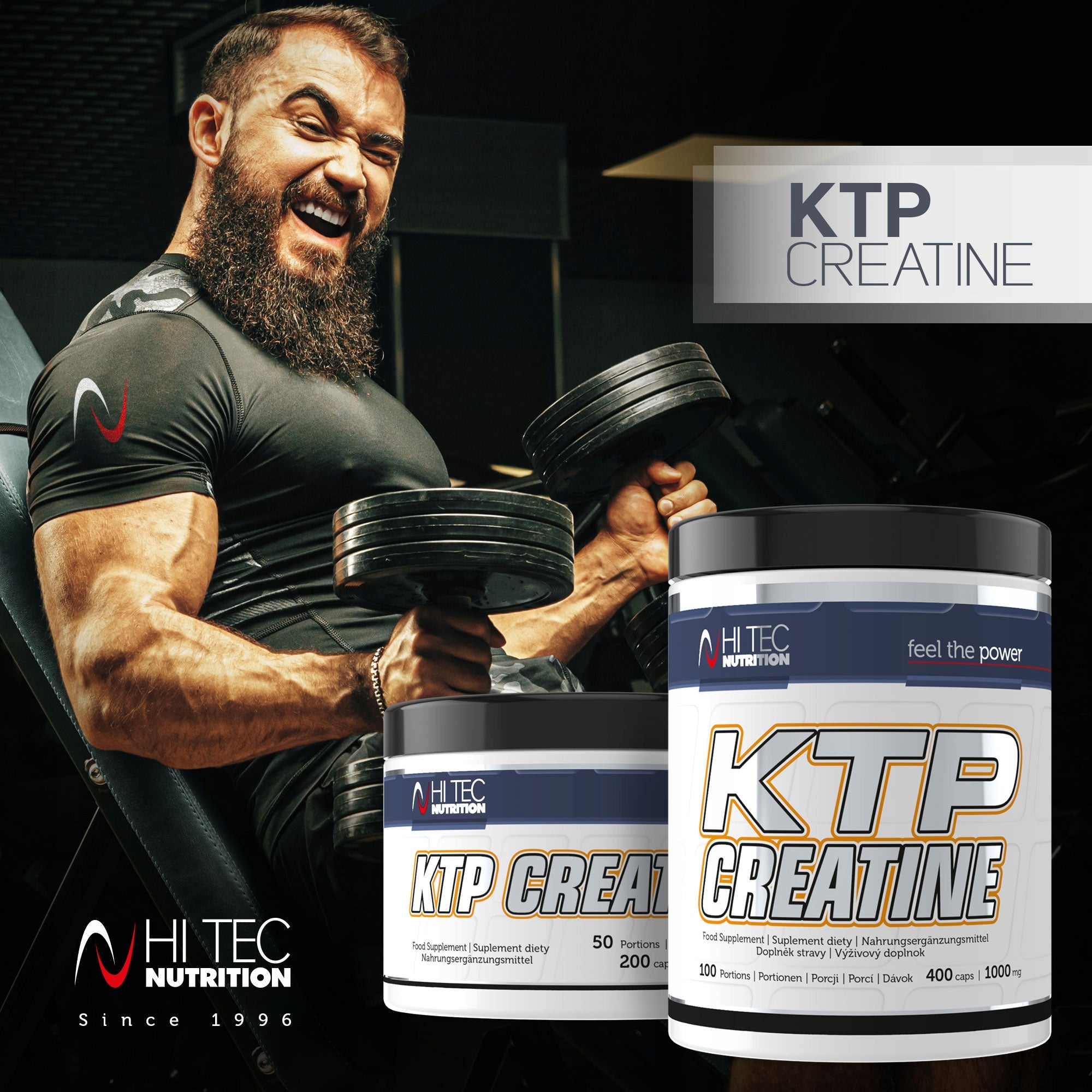 HI TEC KTP Creatine 200 k CREATINE MONOHYDRATE WITB Brand HiTec Nutrition