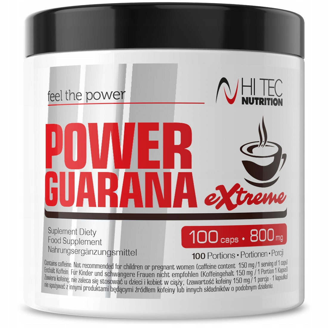 HI TEC NUTRITION Power Guarana Extreme - 100 caps