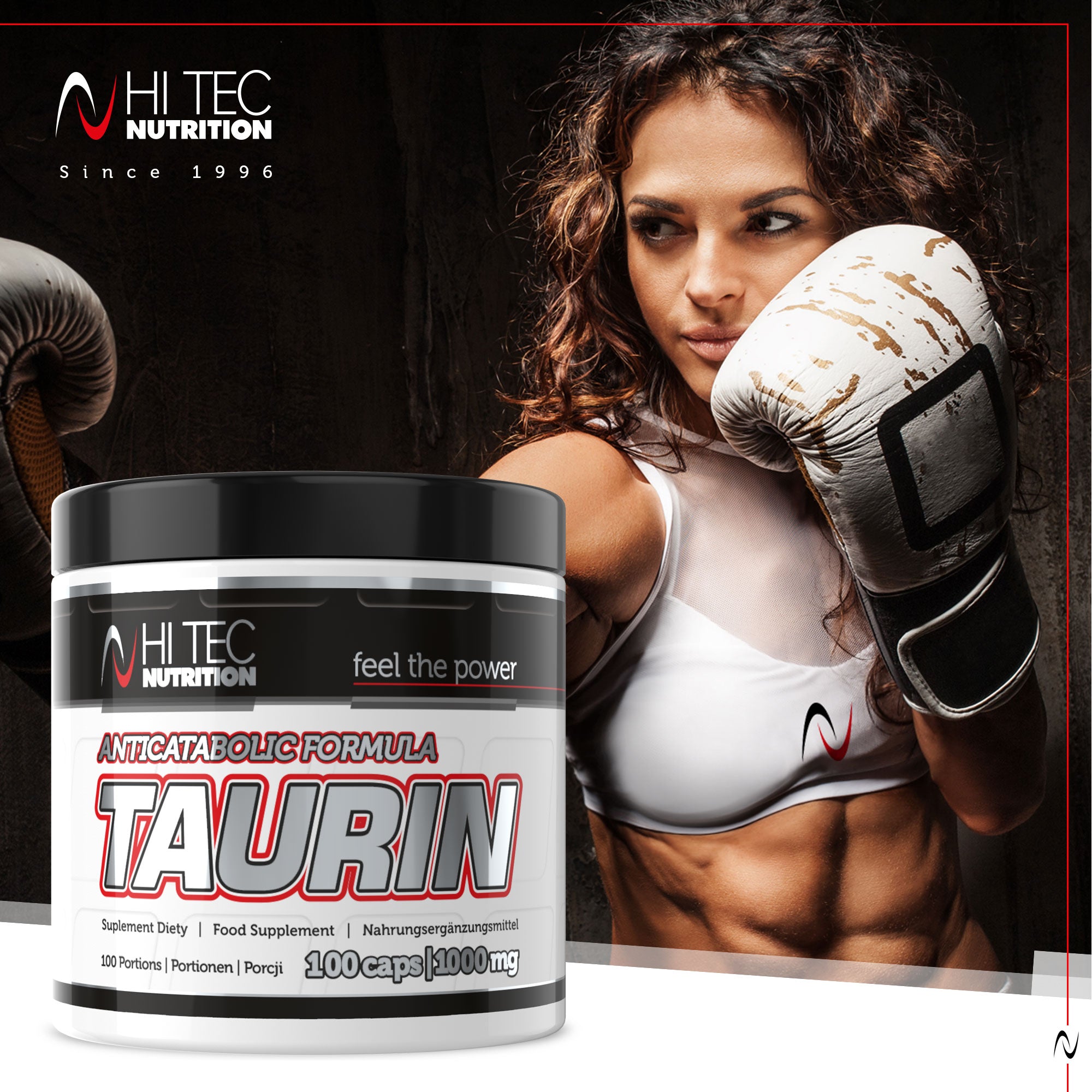 HI TEC Taurin 100 kaps AMINO REGENERATION POWER Manufacturer code HT_Taurin_100kap