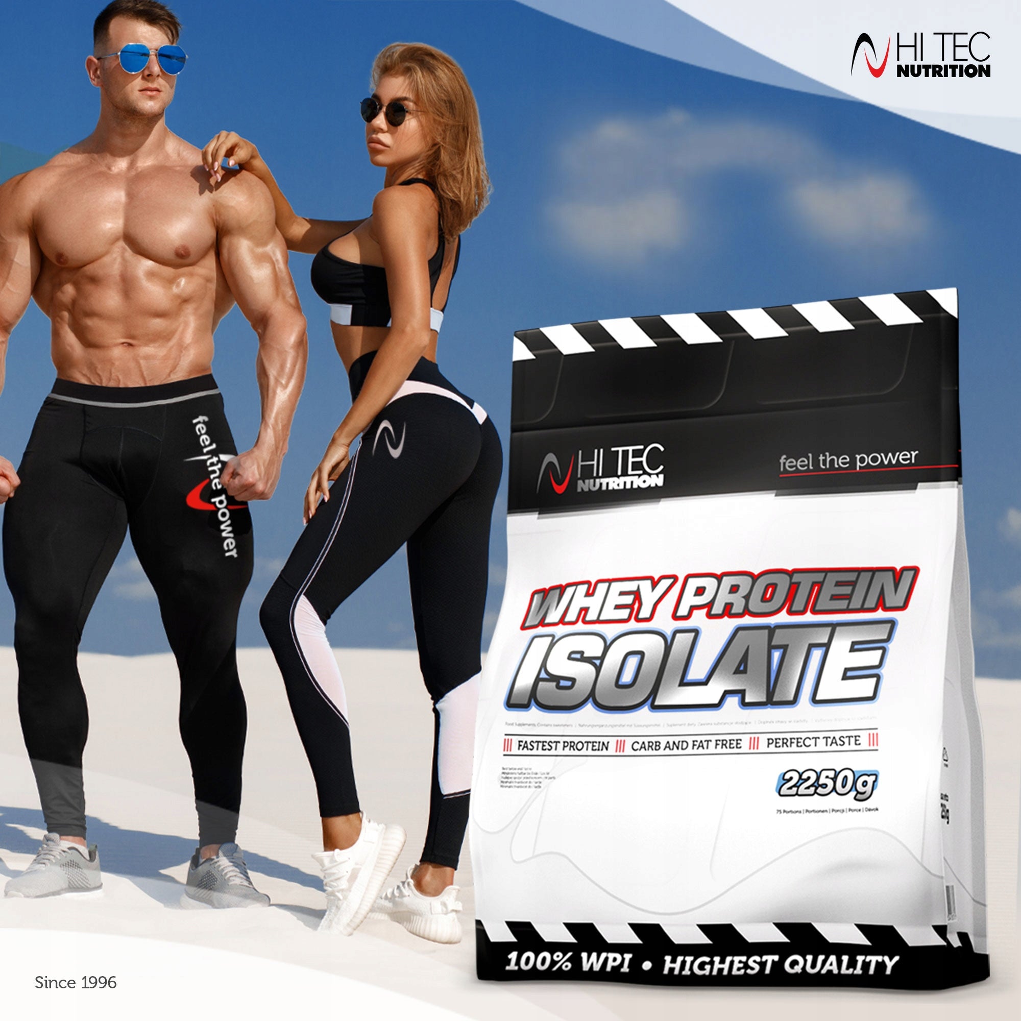 HI TEC WHEY PROTEIN ISOLATE 2250g ISOLATE WPI ISO Expiration date at least 1 year from the date of purchase