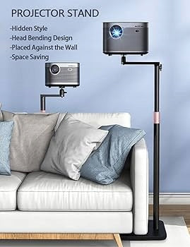 HIBORI - Holder, projector stand, adjustable, stable up to 122 cm Manufacturer code X0029V1CAN