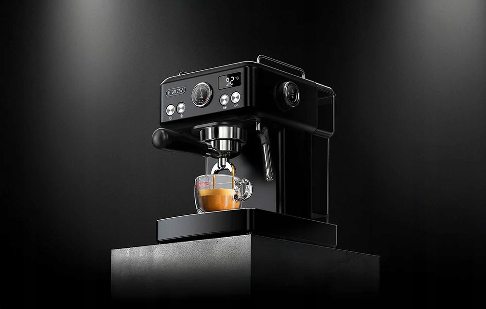 HIBREW H10A Cob Pressure Machine Adjustable Temperature 19 bar 1,8l Manufacturer code H10A-black