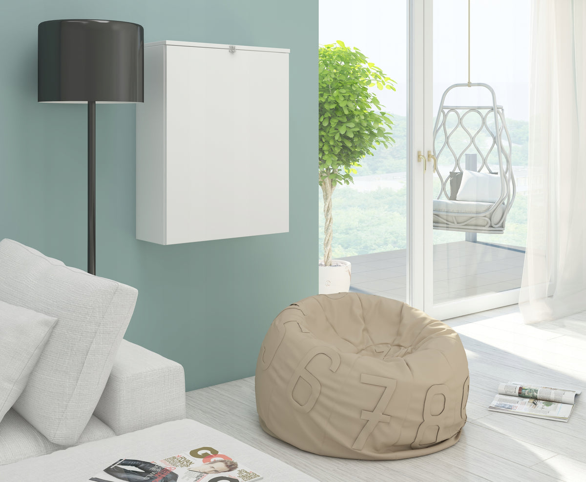 HIDE Folding Desk Wall Hanging White Mat Small Spaces Manufacturer code 05906721150565