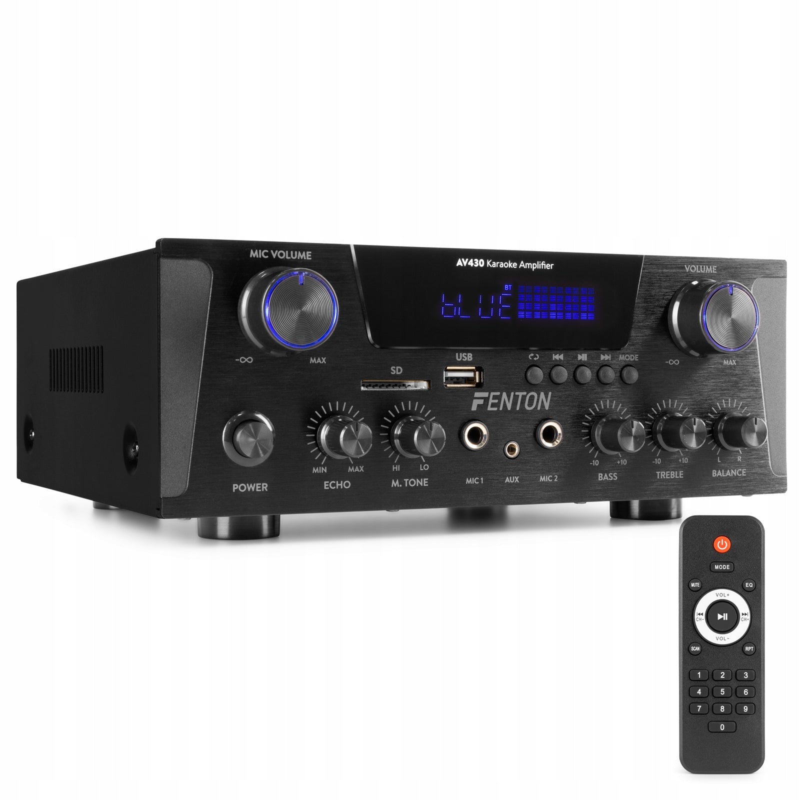 HIFI 2x300W USB SD BT Karaoke Amplifier High Power Manufacturer code 103.318