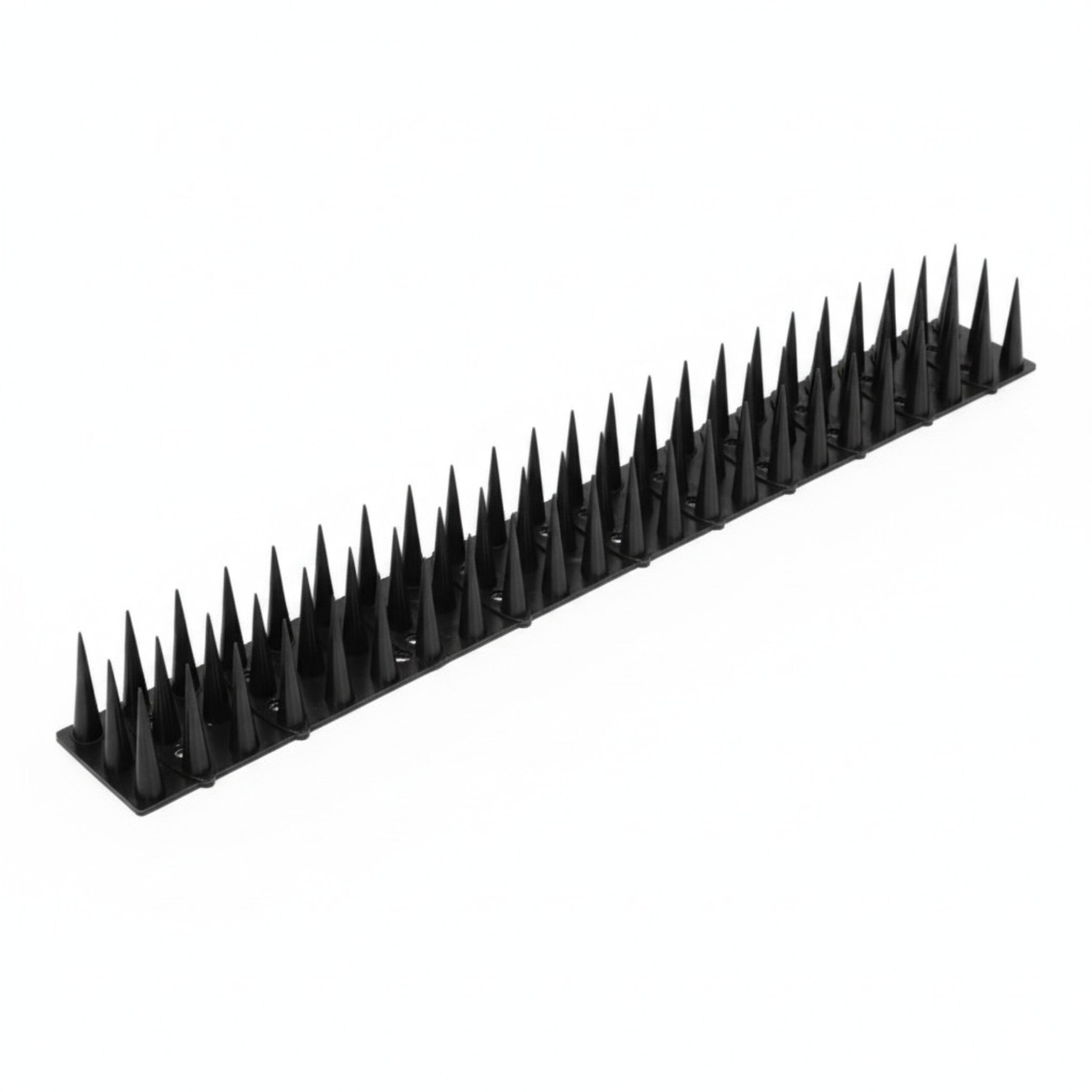 HIGH BIRD STRIP SPIKES FOR PIGEONS BLACK PLASTIC AGAINST BIRDS Packaging status original