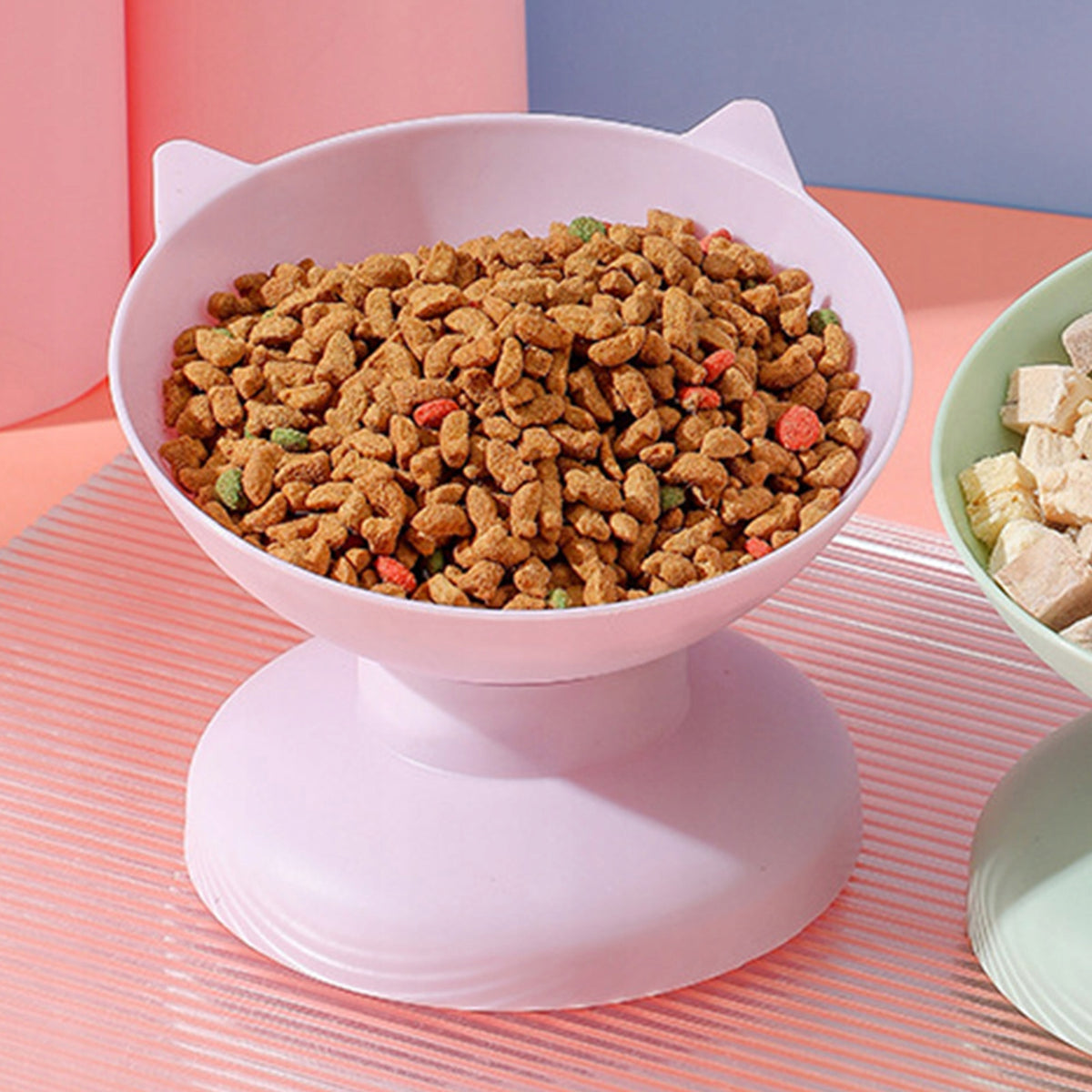 HIGH CAT BOWL WITH FIOLE STAND Packaging status original