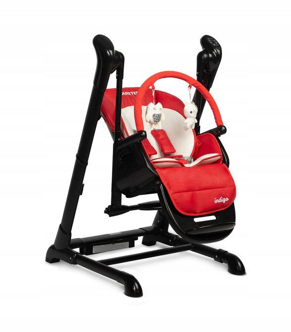 HIGH CHAIR + SWING INDIGO BLACK WINE Brand Caretero