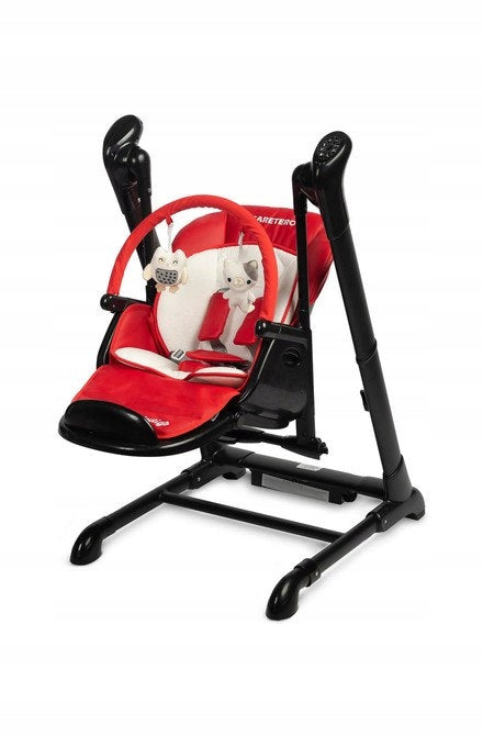 HIGH CHAIR + SWING INDIGO BLACK WINE Packaging status original