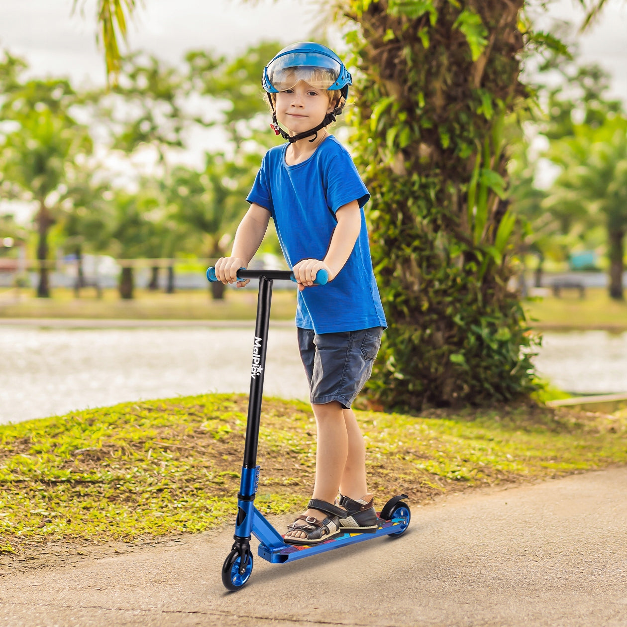 HIGH-PERFORMANCE SCOOTER T-BAR FOR STREET TRICKS HEIGHT 84CM DURABLE ABEC-9 Manufacturer code 111332