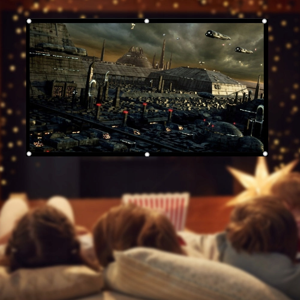 HIGH QUALITY 84' 16:9 186X105 PROJECTION SCREEN FOR MOVIE AND GAME PROJECTION Model 2610200058313