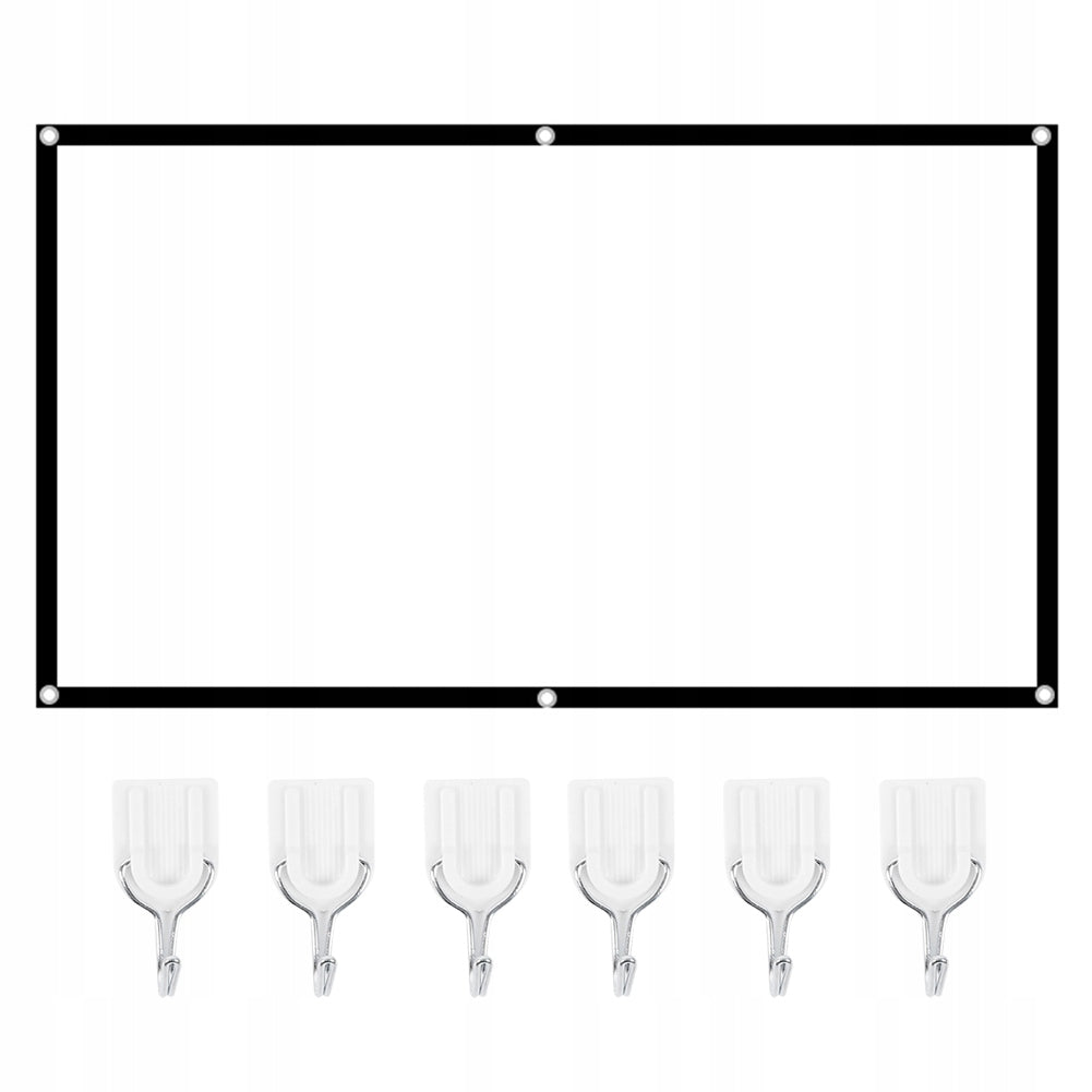 HIGH QUALITY 84' 16:9 186X105 PROJECTION SCREEN FOR MOVIE AND GAME PROJECTION