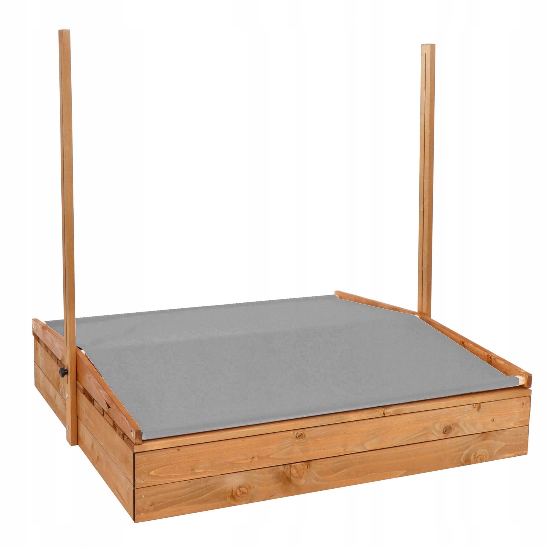 HIGH QUALITY WOODEN SANDBOX WITH VISOR Closing Impregnated Manufacturer code SBX120RSET
