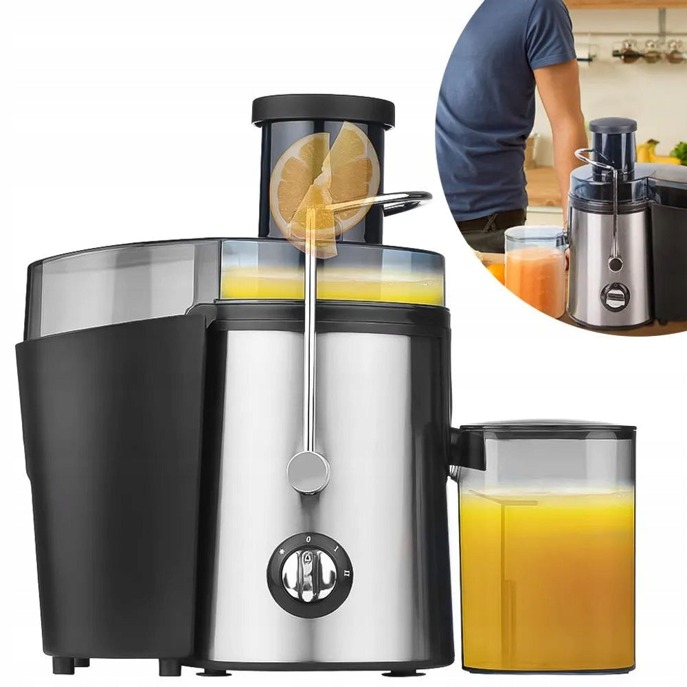 HIGH SPEED JUICER 800W For Fruit And Vegetable Large Hole Packaging status original