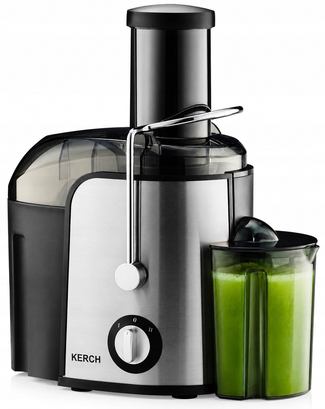 HIGH SPEED JUICER VEGETABLE FRUIT KERCH VITAL 1900W HOLE 75MM