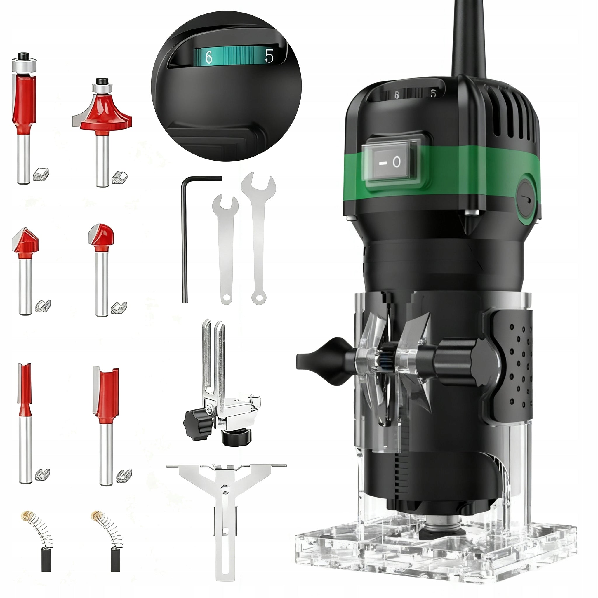 HIGH SPINDLE EDGE MILLING MACHINE CUTTER WITH ADJUSTABLE SPEED CUTTERS