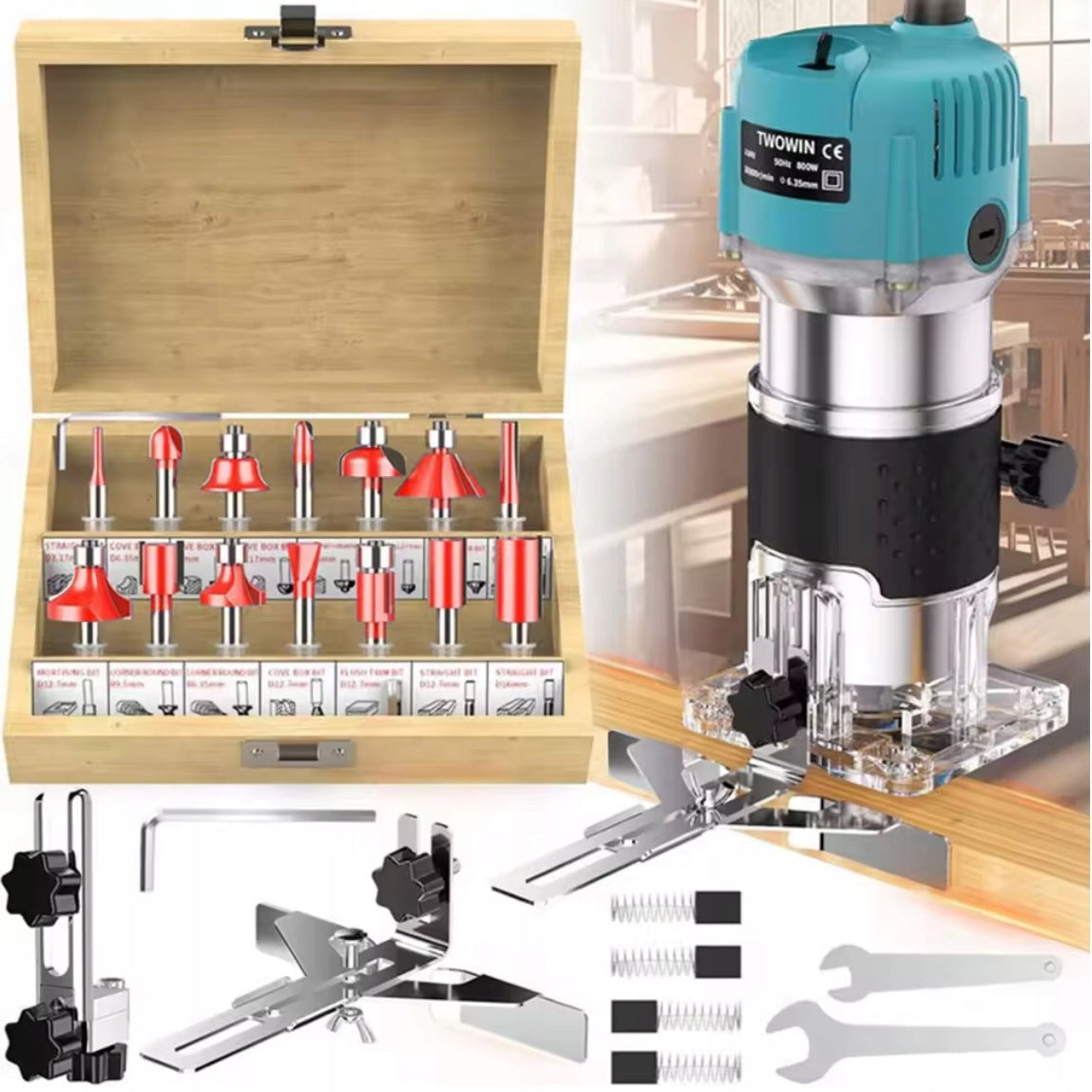 HIGH SPINDLE EDGE MILLING MACHINE ELECTRIC CUTTER CASE 15 CUTTER