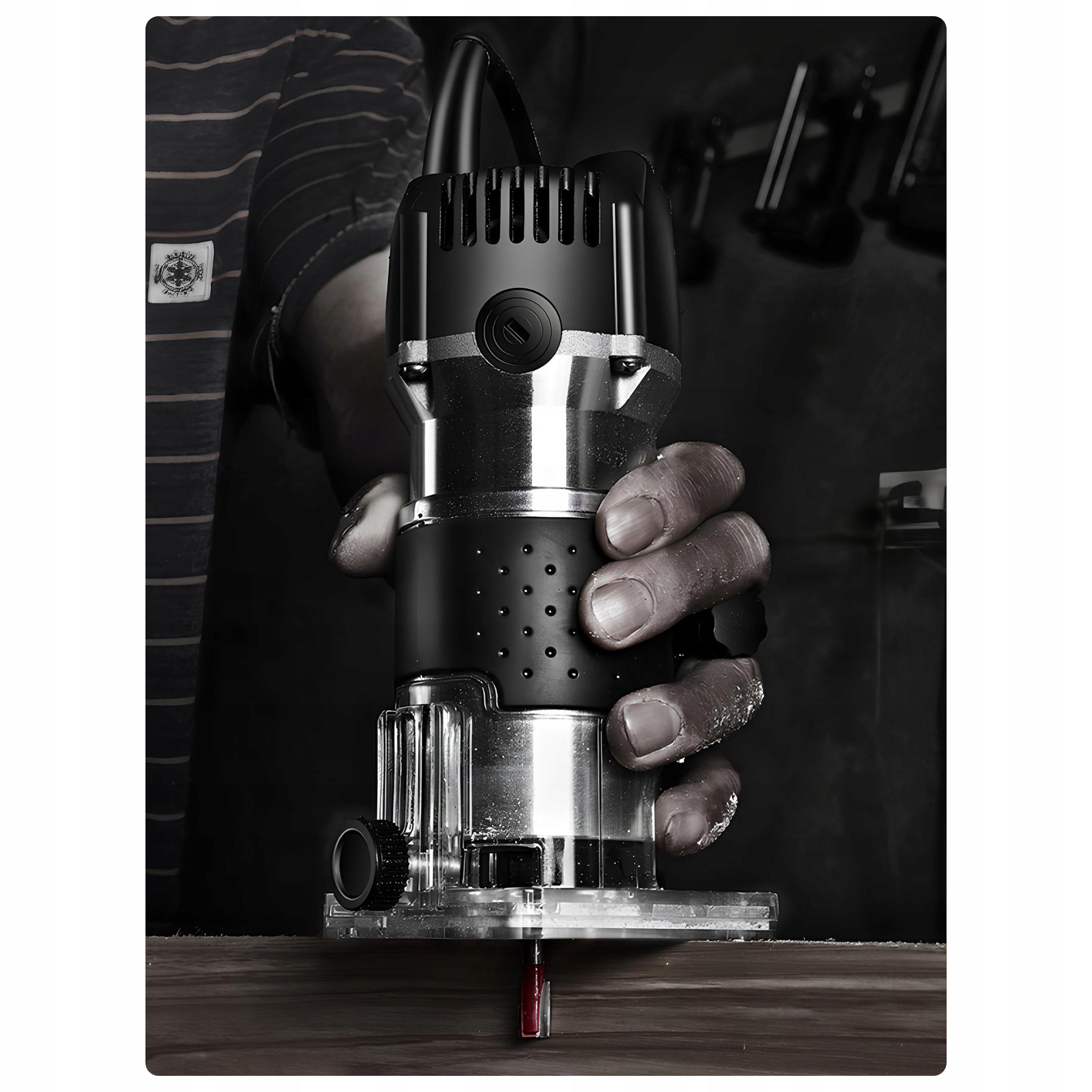 HIGH-SPINDLE MILLING MACHINE FOR WOOD CUTTER WITH ADJUSTABLE ROTATION SET XL Packaging status original