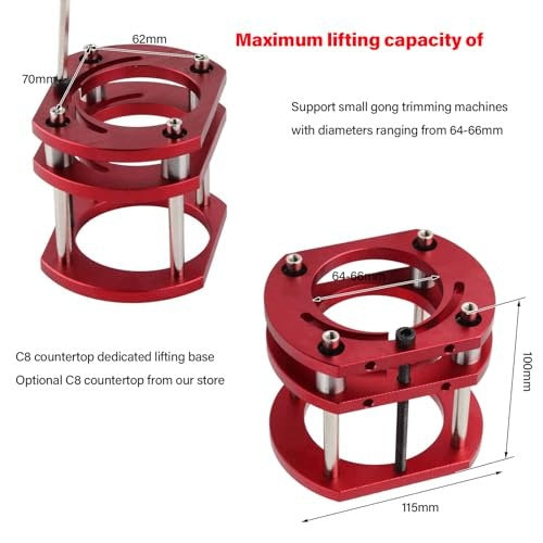 HIGH SPINDLE MILLING MACHINE LIFT ALUMINUM WOODWORKING KIT Milling machine type plunge