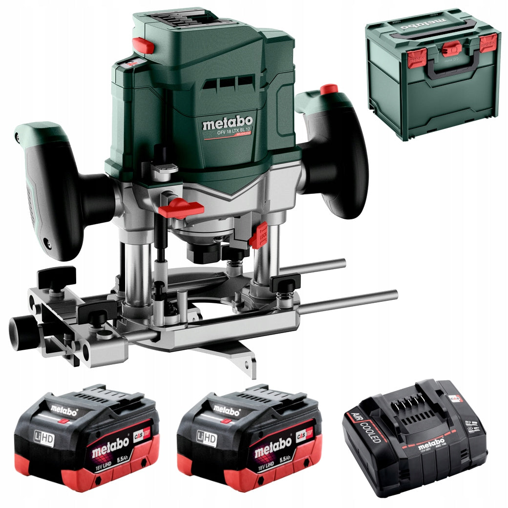HIGH-SPINDLE MILLING MACHINE METABO 18 LTX BL 12 18V 2x5.5AH 601743660
