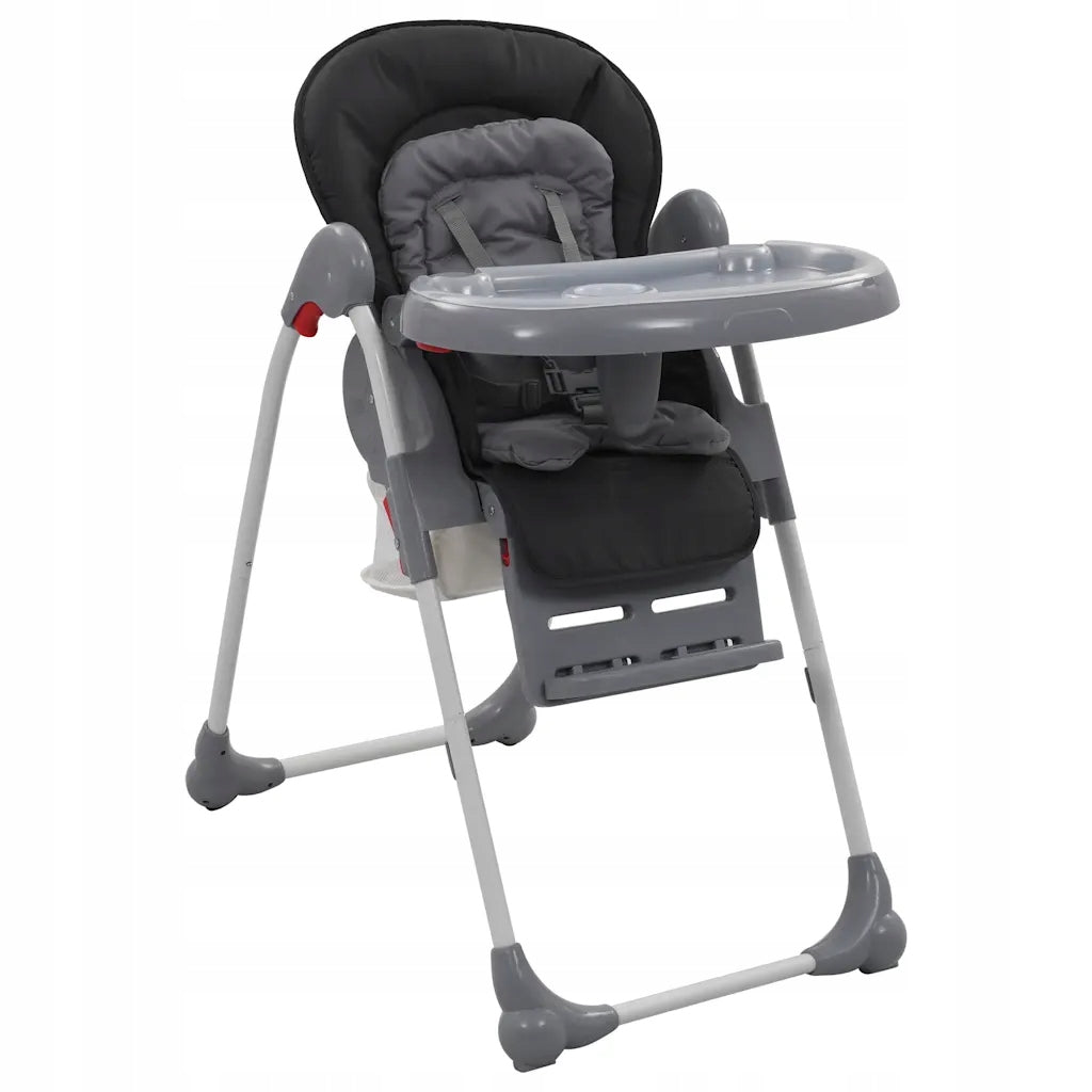 HIGHCHAIR Adjustable Folding Grey 5 Belts 3 Positions 15 kg