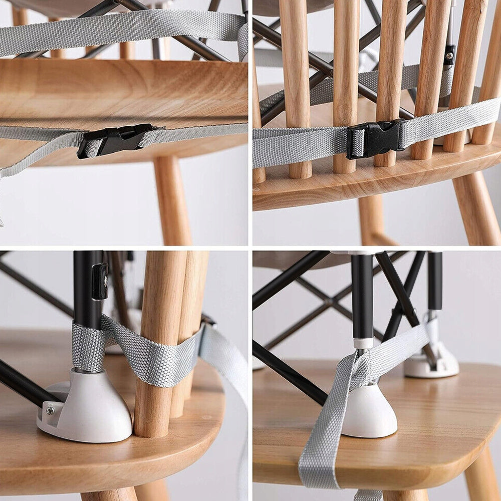 HIGHCHAIR CHILDREN'S FEEDING AND PLAY TABLE WITH TRAY SEAT BELTS Brand Bedee