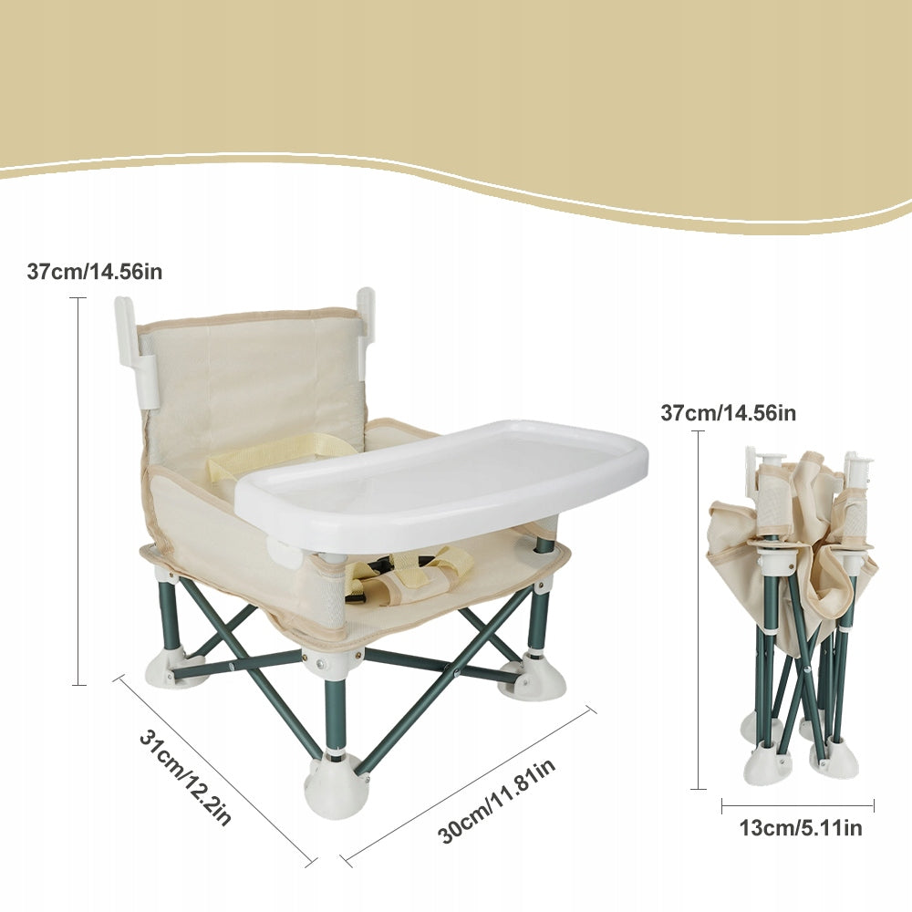 HIGHCHAIR, CHILDREN'S HIGH CHAIR, WITH UMBRELLA, BEACH CHAIR Packaging status original