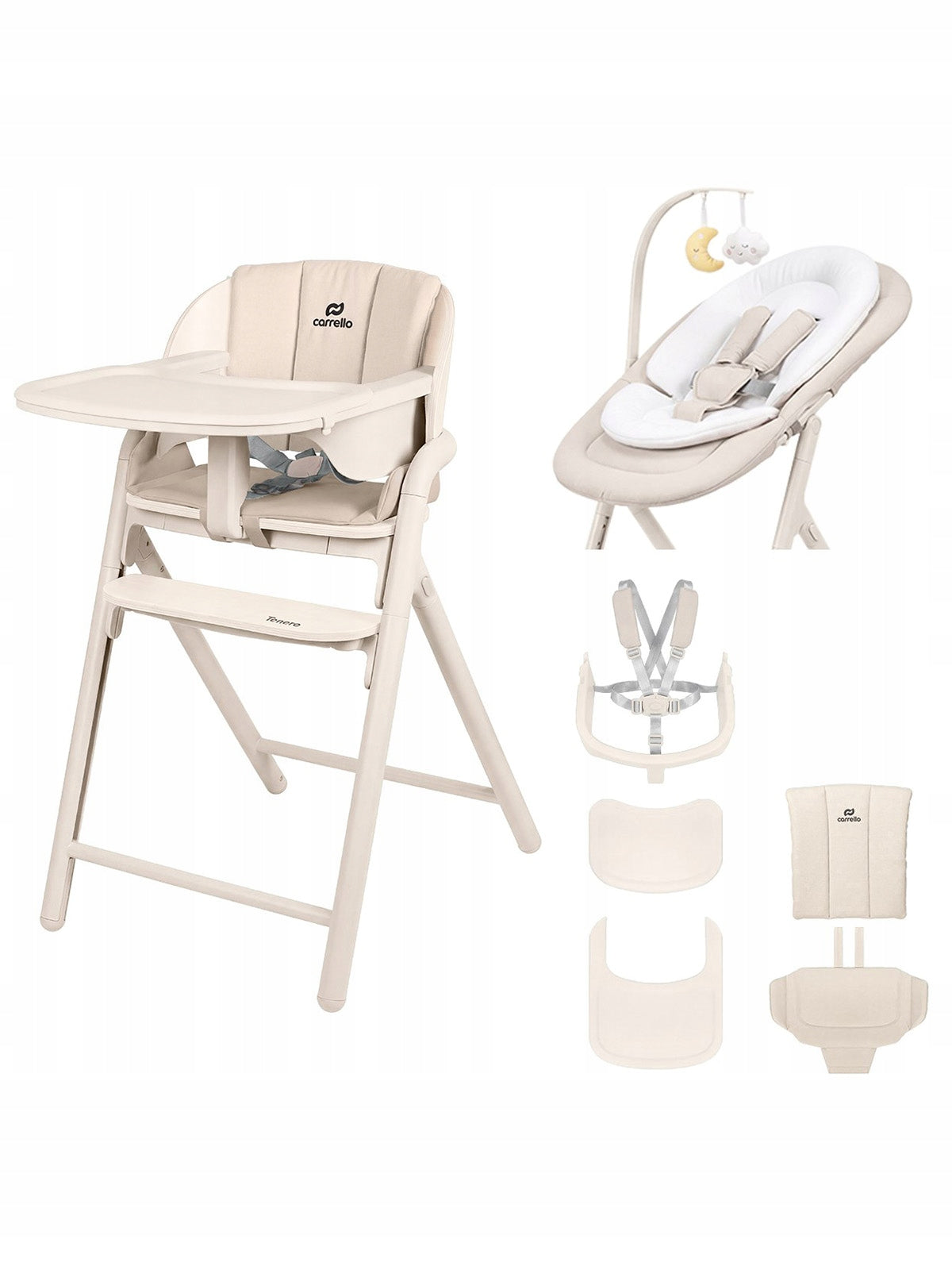HIGHCHAIR FEEDING ROCKER 3in1 Carrello Tenero from birth