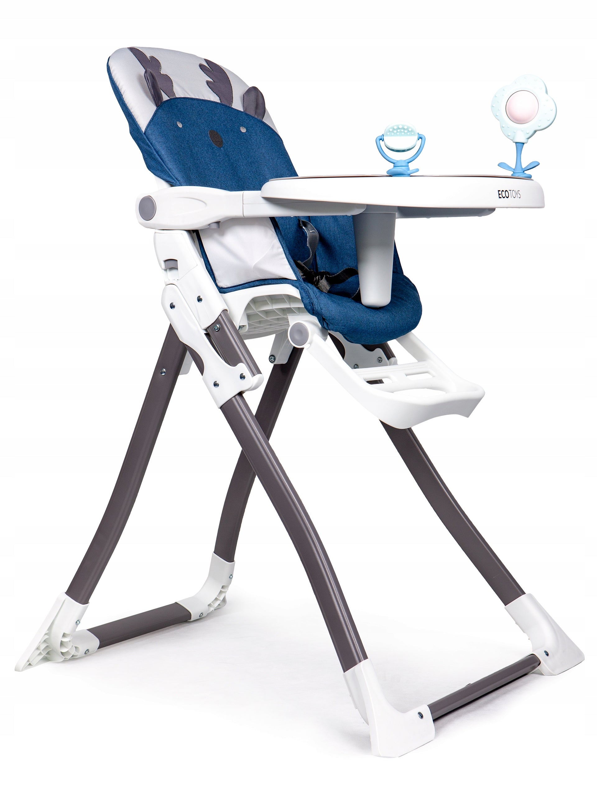 HIGHCHAIR FOLDING REINDEER ADJUSTABLE TRAY BELTS Packaging status original