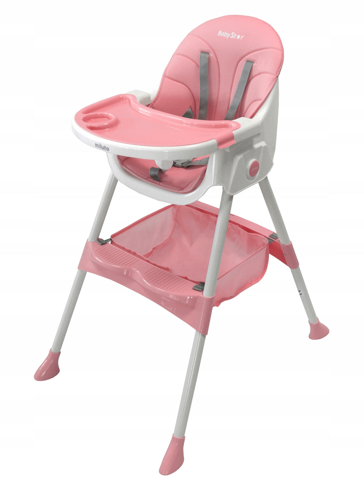 HIGHCHAIR FOR CHILDREN FOLDING TABLE TRAY ACCESSORIES 3in1 MILUTO Packaging status original