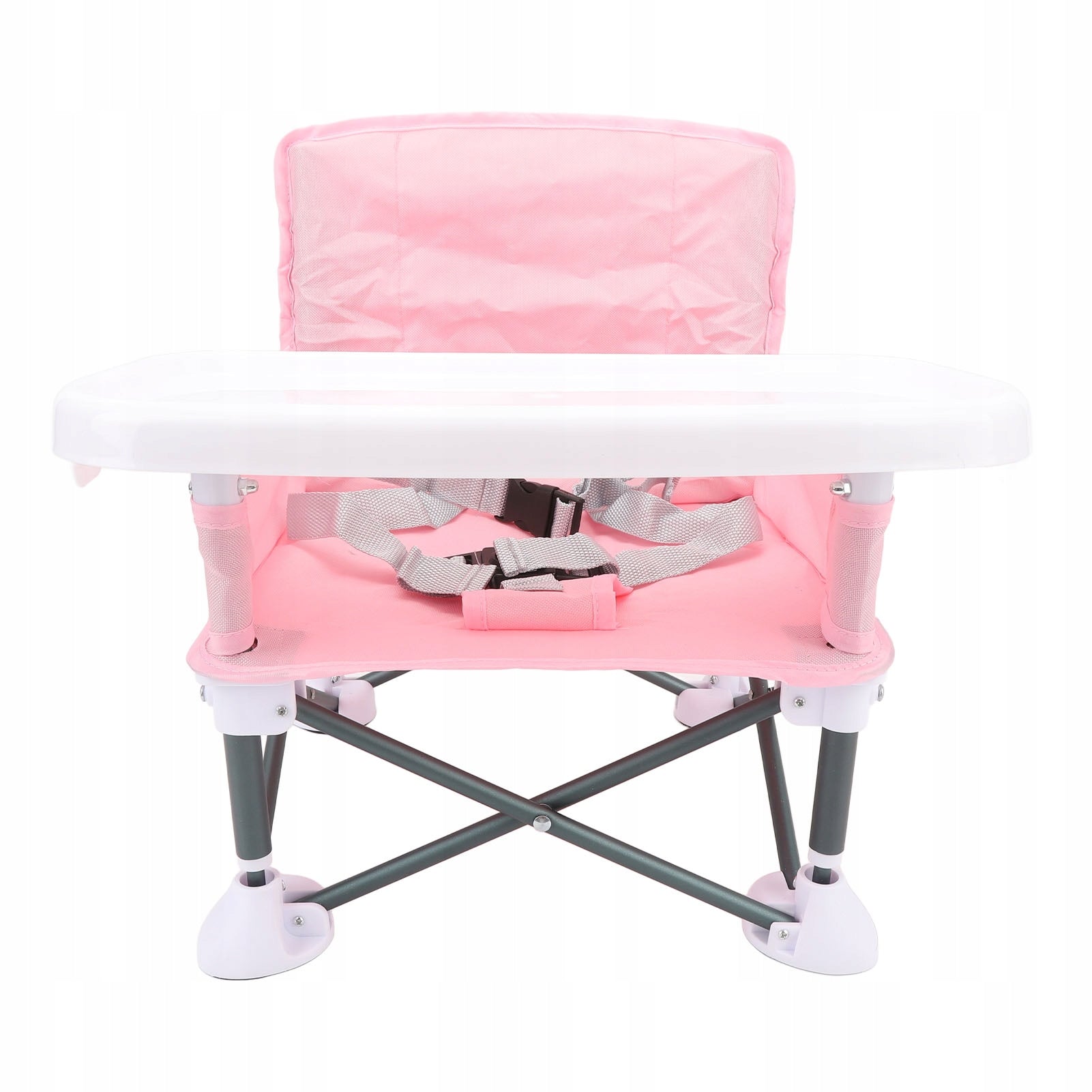 HIGHCHAIR FOR CHILDREN TRAY FOLDING SEAT PINK