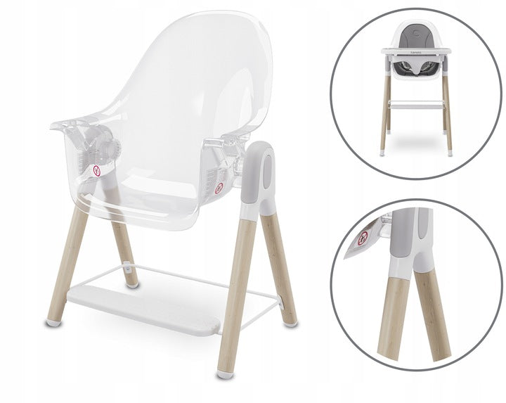 HIGHCHAIR FOR CHILDREN TRAY SEAT LIONELO MAYA 2IN1 WOODEN Brand Lionelo